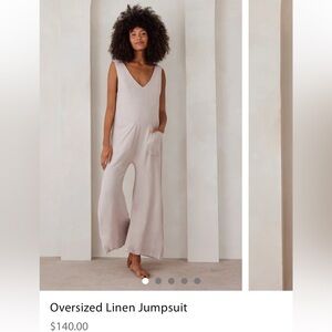 🤍🤎 BUMPSUIT OVERSIZED LINEN JUMPSUIT 🤎🤍